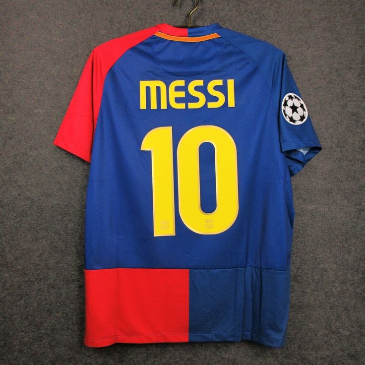 FC Barcelona 2009 UCL Final Home Jersey – Messi #10 (Embroidery Edition)
