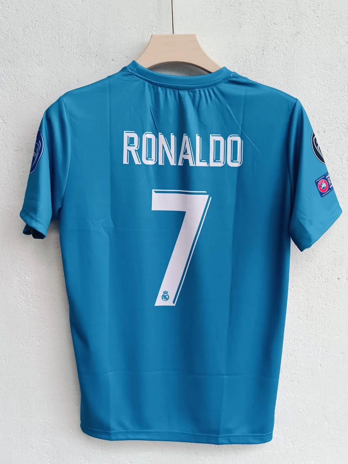 Real Madrid 2017-18 Blue Jersey – Ronaldo Edition
