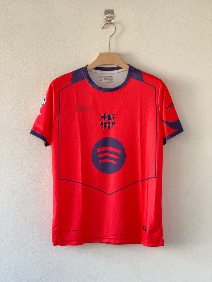 FC Barcelona Away Jersey – Lamine Yamal #10 (Red Edition)