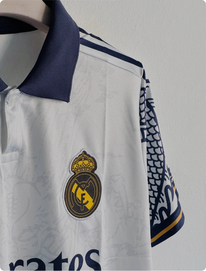 Real Madrid Home Jersey – Dragon Edition (Embroidery Edition)