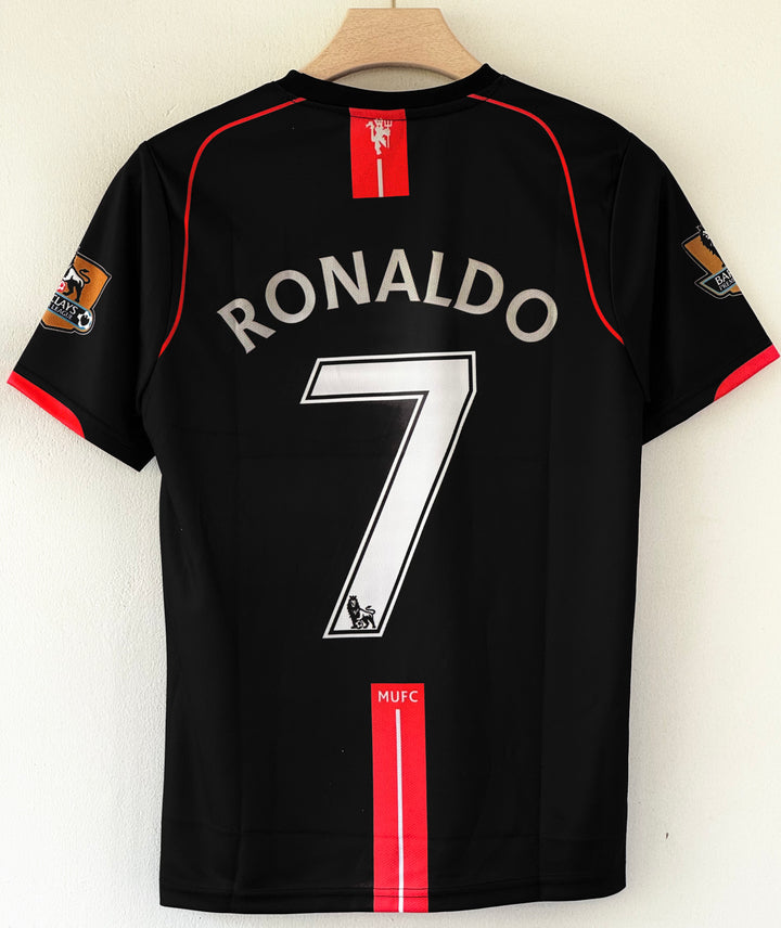 Manchester United Away Jersey – Cristiano Ronaldo (Black AIG Edition)