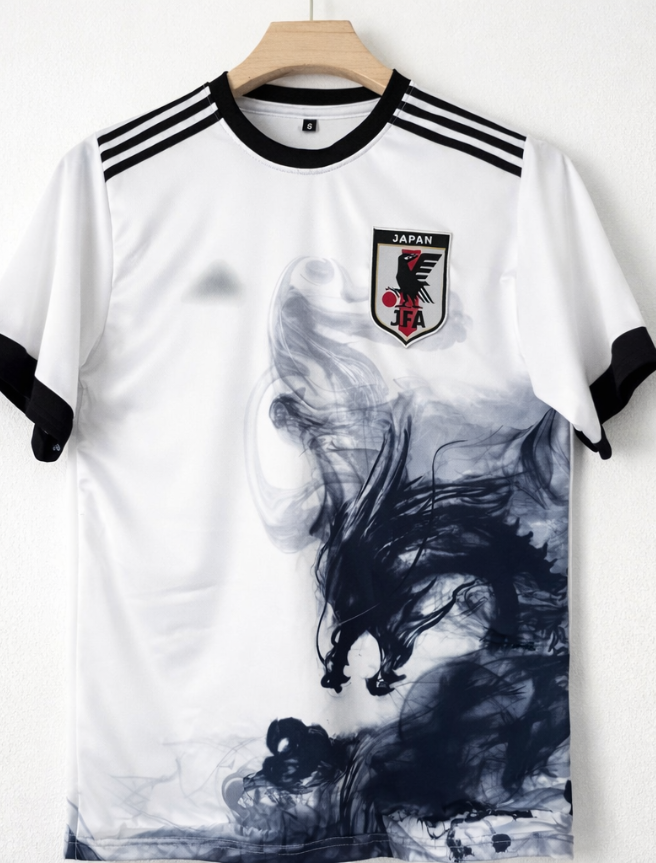 Japan National Team Jersey –  Embroidery Dragon Ink Edition