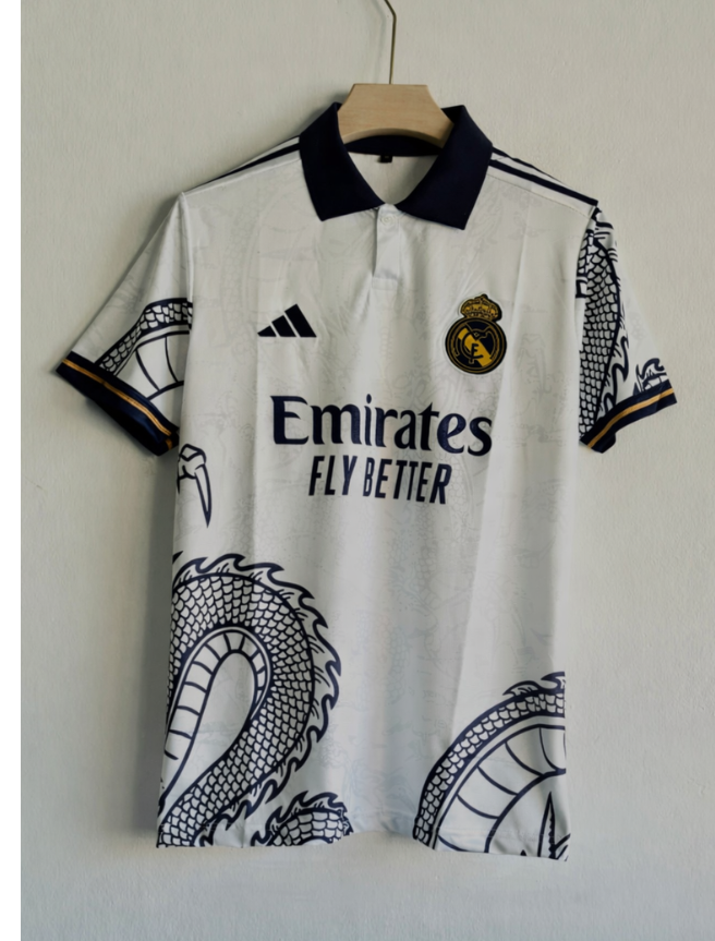 Real Madrid Home Jersey – Dragon Edition (Embroidery Edition)