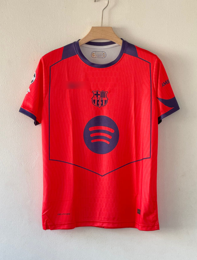 FC Barcelona Away Jersey – Lamine Yamal #10 (Red Edition)